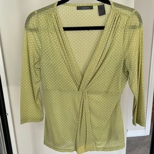 Liz Claiborne light green top